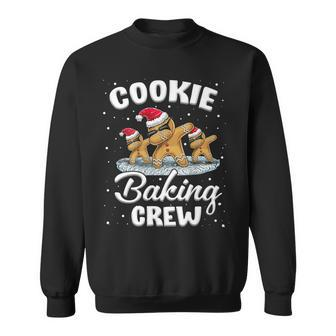 Cookie Baking Crew Family Christmas Gingerbread Santa Hat V2 Men Women Sweatshirt Graphic Print Unisex - Seseable