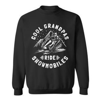 Cool Grandpas Ride Schneemobil Opa Schneemobil Sweatshirt - Seseable