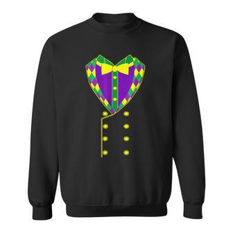 Cool Mardi Gras Tuxedo Suit New Orleans Festival Parade Sweatshirt - Seseable