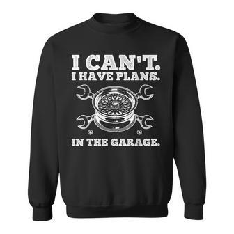 Cool Mechanic For Men Women Garage Plan Car Auto Mechanic Sweatshirt - Thegiftio UK