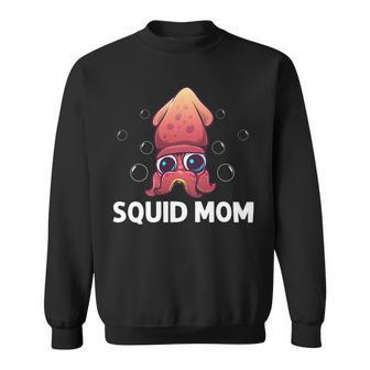 Cool Squid For Mom Mother Octopus Biology Sea Animals V2 Sweatshirt - Monsterry