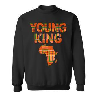 Cool Young King African American Black History Junenth Sweatshirt - Seseable