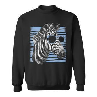 Cool Zebra Sweatshirt | Mazezy