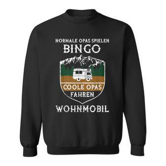 Coole Opas Fahren Wohnmobil Sweatshirt, Camping Opa Vatertag Tee - Seseable