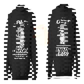 Coolest Hedgehog Grandpa Funny Pet Grandfather Sweatshirt - Seseable