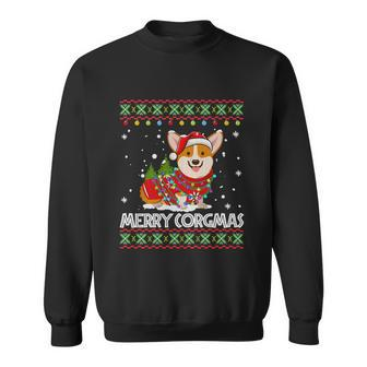 Corgi Dog Merry Corgmas Santa Corgi Ugly Christmas Sweater Great Gift Sweatshirt - Monsterry AU
