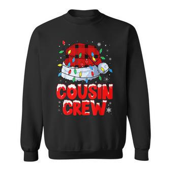 Cousin Crews Christmas 2022 Pajama Matching Family Santa Hat Men Women Sweatshirt Graphic Print Unisex - Seseable
