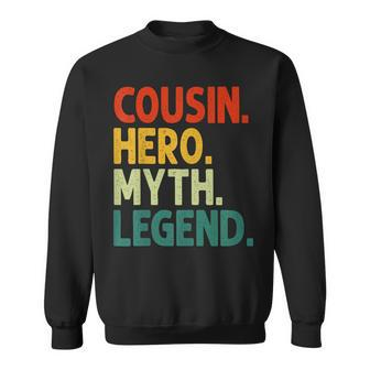 Cousin Held Mythos Legende Retro Vintage-Cousin Sweatshirt - Seseable
