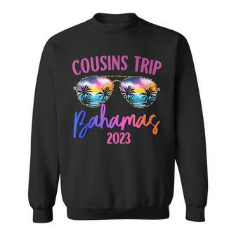 Cousins Trip Bahamas 2023 Sunglasses Summer Vacation Sweatshirt | Mazezy