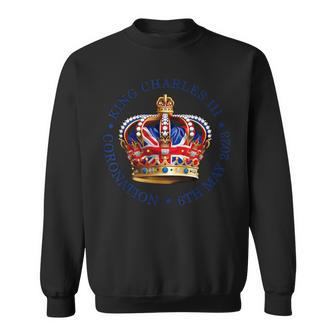 Cr Iii King Charles Coronation May 2023 British Royal Crown Sweatshirt | Mazezy