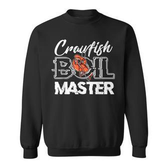 Crawfish Boil Master Cajun Seafood Festival Retro Cooking Sweatshirt | Mazezy