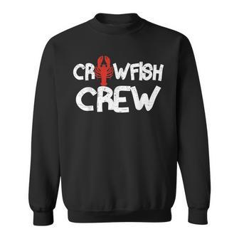 Crawfish Crew Funny Cajun Crawfish Boil Sweatshirt | Mazezy