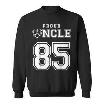Custom Proud Football Uncle Number 85 Personalized For Men Sweatshirt | Mazezy