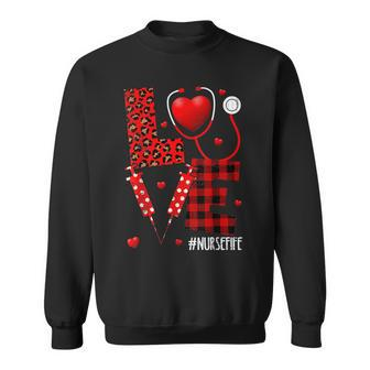 Cute Cupids Favorite Nurse Valentine Day Nursing Medical Men Women Sweatshirt Graphic Print Unisex - Thegiftio UK