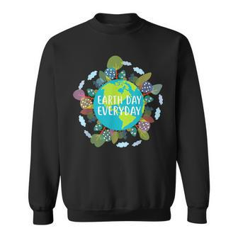 Cute Earth Day Everyday Environmental Protection Gift Sweatshirt | Mazezy