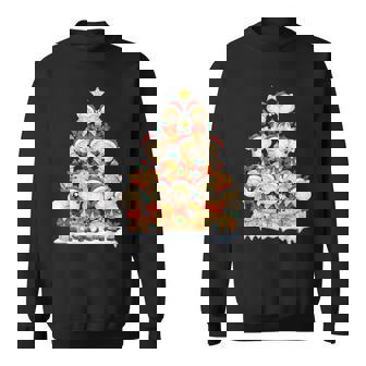 Cute Giraffe Christmas Tree Ornament Decor For Giraffe Lover Men Women Sweatshirt Graphic Print Unisex - Thegiftio