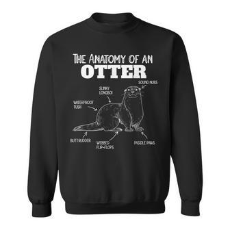 Cute Otter Explanation Anatomy Of An Otter Sweatshirt | Mazezy