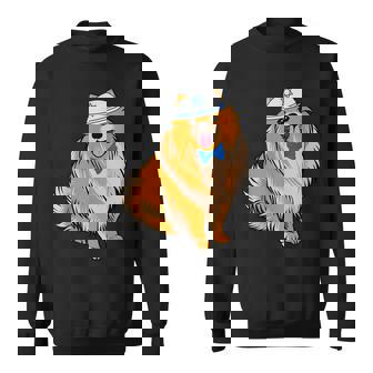Cute Pomeranian Hanukkah Funny Dog Lover Jewish Gift Men Women Sweatshirt Graphic Print Unisex - Thegiftio