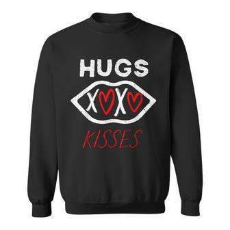 Cute Xoxo Hugs Kisses Valentines Day Couple Matching Sweatshirt - Seseable