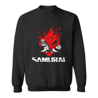 Cyberpunk 2077 Samurai Demon V2 Men Women Sweatshirt Graphic Print Unisex - Thegiftio