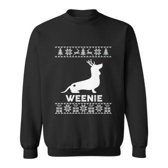 Dachshund Dog Lover Weenie Reindeer Ugly Christmas Sweater Gift Sweatshirt - Monsterry UK