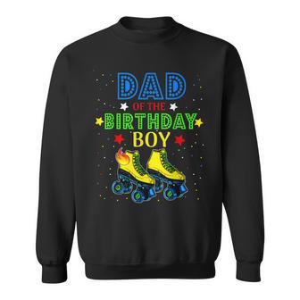 Dad Birthday Rolling Skate Birthday Family Party Men Women Sweatshirt Graphic Print Unisex - Seseable