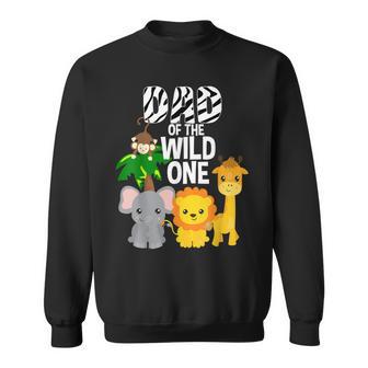 Dad des Wilden Einzigen Zoo-Thema Geburtstag Safari Dschungel Tier Sweatshirt - Seseable