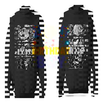 Dad Of The Birthday Boy Outer Space Daddy Papa 2Nd Sweatshirt - Thegiftio UK