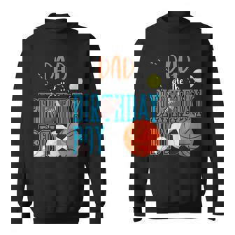 Dad Of The Birthday Boy Sports Matching Family Sweatshirt - Thegiftio UK