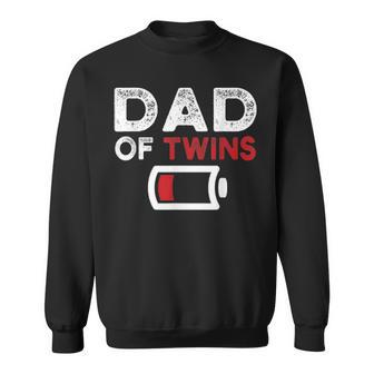 Dad Of Twins Fathers Day Gifts Sweatshirt - Seseable