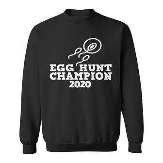 Dad Pregnancy Announcement Egg Hunt Champion 2020 Sweatshirt - Seseable