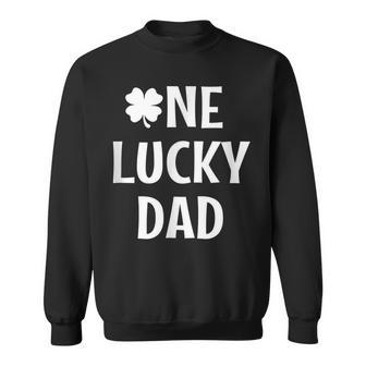 Dad Pregnancy Announcement St Patricks Day Sweatshirt - Seseable
