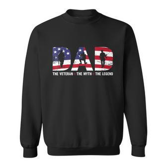 Dad The Man The Myth The Legend Funny Cool Sweatshirt - Monsterry DE