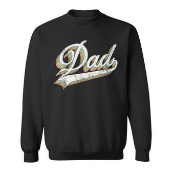 Dad Vintage Retro Style Father’S Day Gift Funny Dad Grandpa Sweatshirt - Seseable