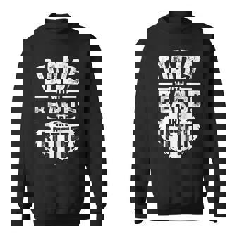 Dad With Beards Are Better Funny Jokes Fathers Day Men Sweatshirt - Thegiftio