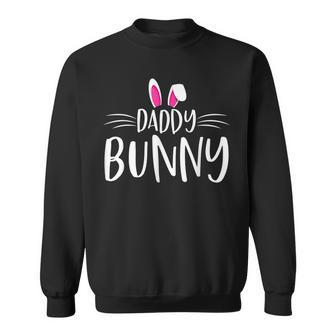 Daddy Bunny Easter Day Pregnancy Mom Family Matching Couple Sweatshirt | Mazezy