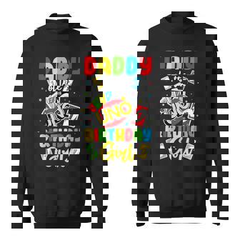 Daddy Of The Birthday Girl Uno Dad Papa Father 1St Sweatshirt - Thegiftio