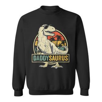 Daddy Saurus T Rex Dinosaur Men Daddysaurus Family Matching  Sweatshirt