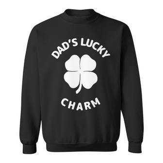 Dad’S Lucky Charm Shamrock Sweatshirt | Mazezy