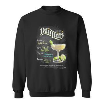 Daiquiri Cocktail Happy Mixologist Hour Bartender Men Women Sweatshirt Graphic Print Unisex - Seseable