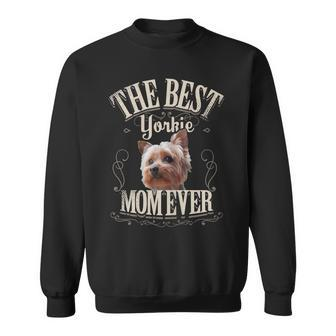 Damen Beste Yorkie Mama Aller Yorkshire Terrier Hund Geschenk Sweatshirt - Seseable