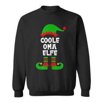 Damen Coole Oma Elfe Partnerlook Familien Outfit Weihnachten Sweatshirt - Seseable