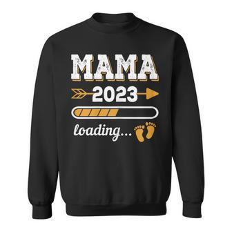 Damen Mama 2023 Loading Zukünftige Mutter 2023 Vintage Sweatshirt - Seseable