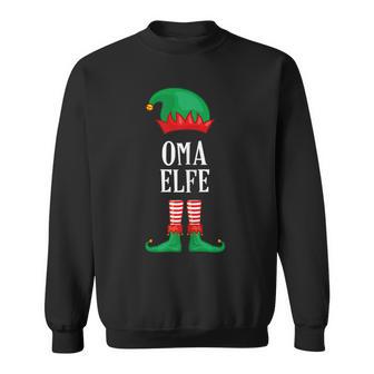 Damen Oma Elfe Partnerlook Familien Outfit Weihnachten Sweatshirt - Seseable