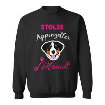 Damen Stolze Appenzeller Mama Sennenhund Hund Sweatshirt - Seseable