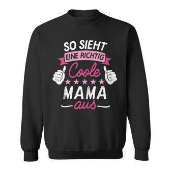 Damen Sweatshirt Coole Mama, Lustiges Design für Mütter - Seseable