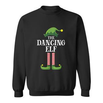 Dancing Elf Matching Family Group Christmas Party Pajama Sweatshirt - Monsterry