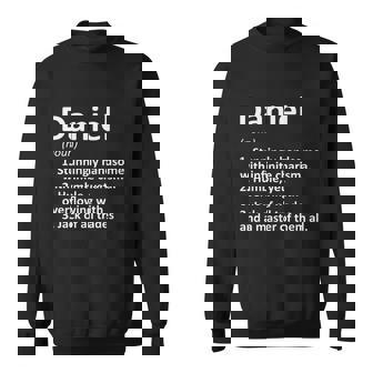 Daniel Definition Personalized Name Funny Birthday V2 Men Women Sweatshirt Graphic Print Unisex - Thegiftio UK