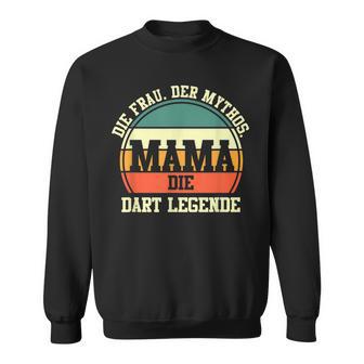 Dart Mama Mutter Dartsspieler Darts Sweatshirt - Seseable