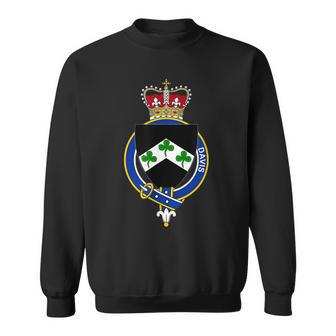 Davis Coat Of Arms Family Crest Sweatshirt - Seseable